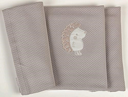 COP. ROMBETTO RIC. LETTO RINGO GRIGIO - babykid