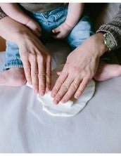 CORNICE DA TAVOLO CON KIT IMPRONTA - babykid