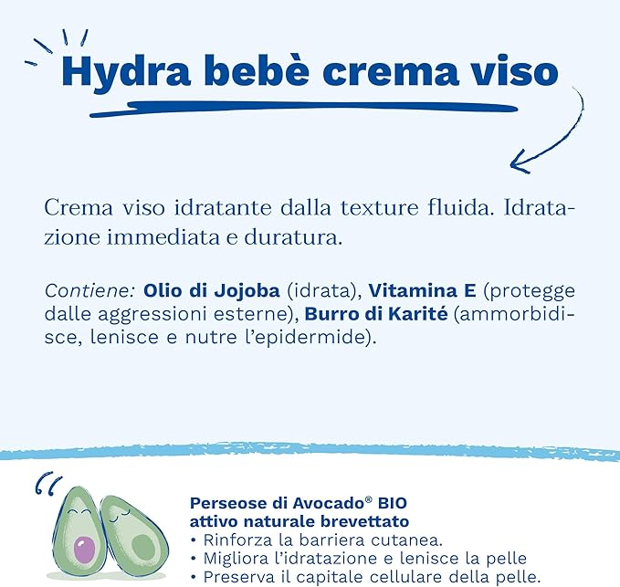 HYDRA BEBE CREMA VISO 40ML - babykid