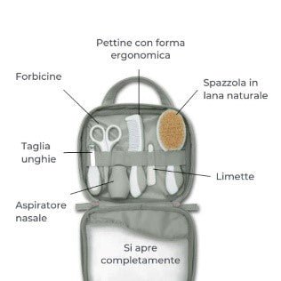 KIT IGIENE REGALO SAGE GREEN - babykid