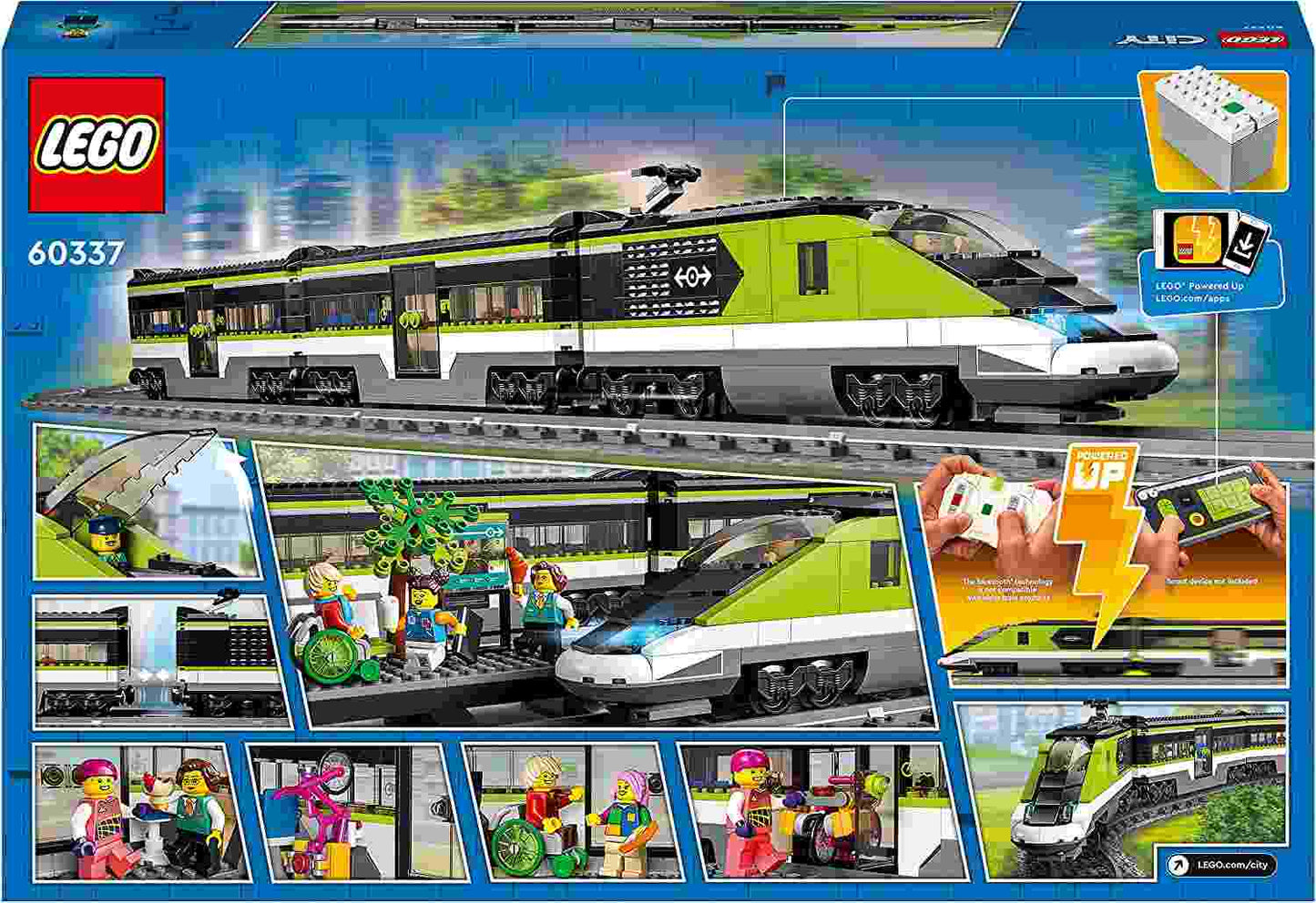 LEGO - CITY TRAINS - TRENO PASSEGGERI ESPRESSO - 60337 - babykid