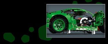 LEGO - TECHNIC - AUTO PORSCHE 911 GT3 R REXY AO RACING - 42224 - babykid