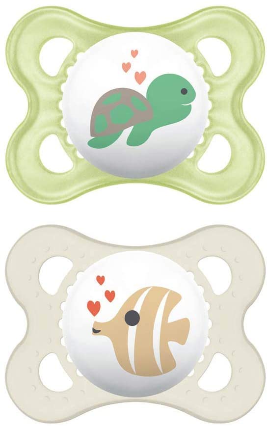 SUCCHIETTI ORIGINAL 2-6M, CAUCCIÙ, CONFEZIONE DOPPIA, 6 PEZZI PER CARTONE NE - Babykid