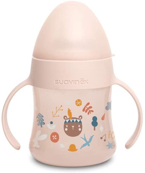 BIBERON FIRST 150ML +4M FOREST ROSA - Babykid