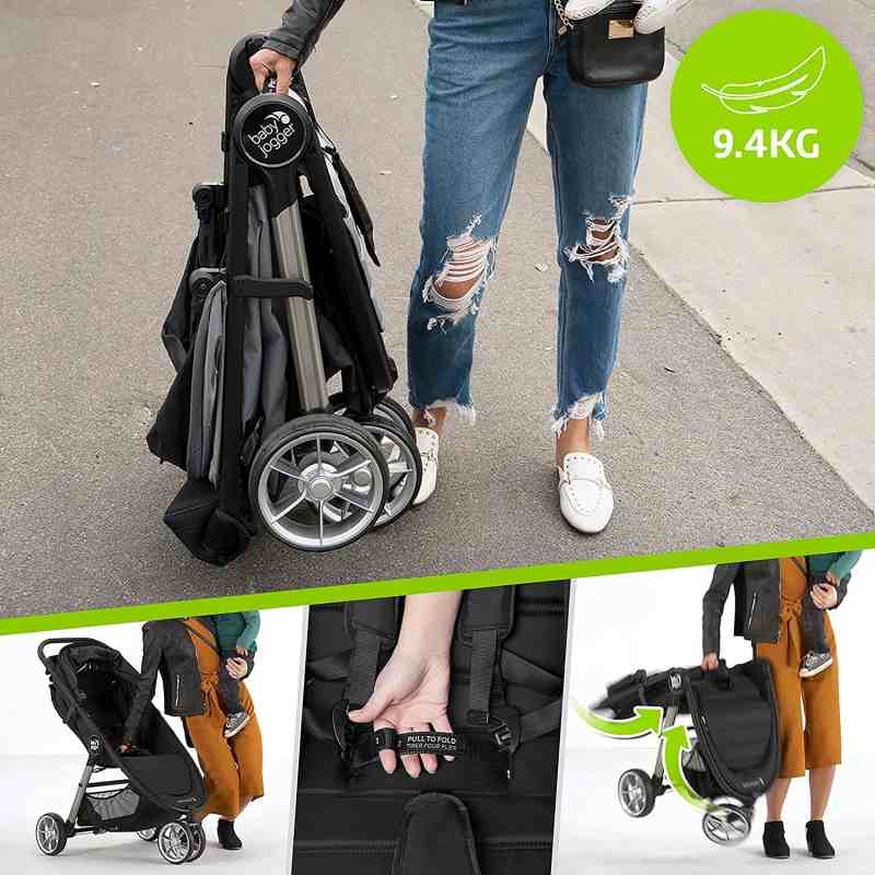 PASSEGGINO CITY MINI 2 3 RUOTE COLORE SLATE - Babykid