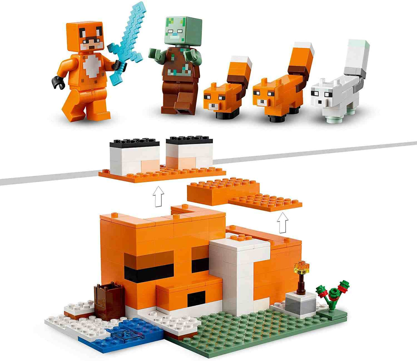 LEGO MINECRAFT - IL CAPANNO DELLA VOLPE - 21178