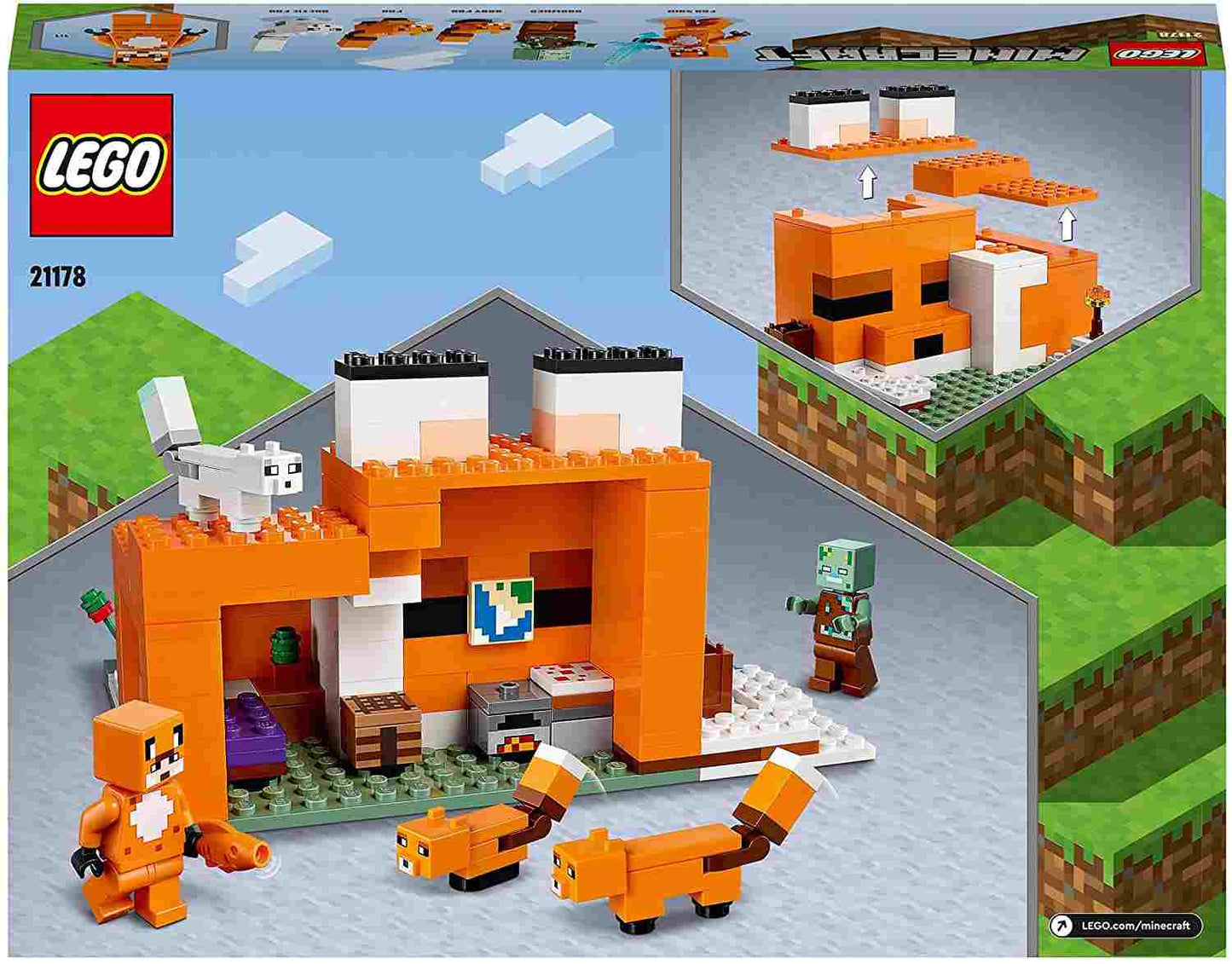 LEGO MINECRAFT - IL CAPANNO DELLA VOLPE - 21178