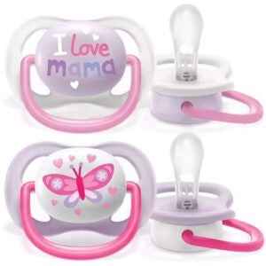 2 SUCCHIETTI ULTRA AIR 0-6M FEMMINA MAMA