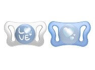 SUCCHIETTO MICRO' BLU SIL 0-2M 2PZ - Babykid