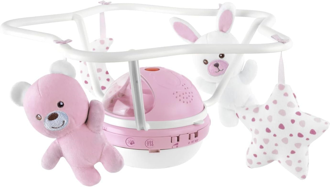 GIOCO FD RAINBOW COT MOBILE PINK - Babykid