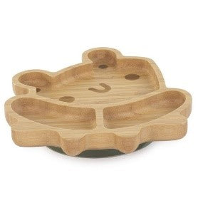 WOODEN PLATE FROG FSC - Babykid
