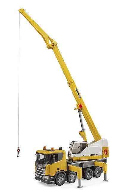 SCANIA SUPER 560R CAMION CON GRU LIEBHERR CON LUCI E SUONO - 3571