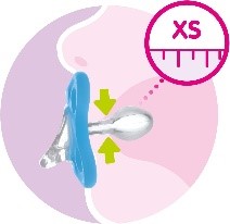 SUCCHIETTO CONFORT 2-6 MESI CONF DOPPIA SILICONE MASC - Babykid