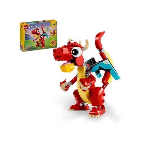 LEGO LEGO CREATOR - DRAGO ROSSO - 31145 - Babykid