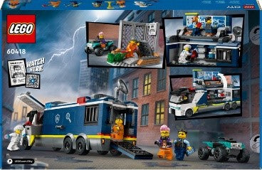 LEGO CITY POLICE - CAMION LABORATORIO MOBILE DELLA POLIZIA - 60418 - Babykid