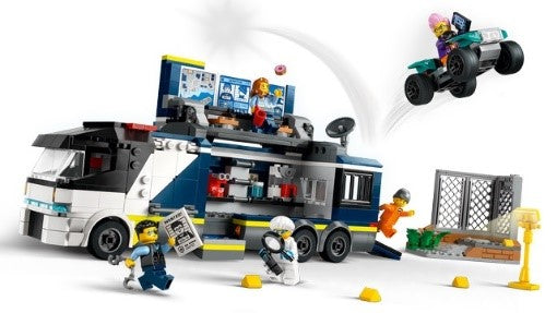 LEGO CITY POLICE - CAMION LABORATORIO MOBILE DELLA POLIZIA - 60418 - Babykid