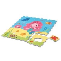 SIRENA puzzle componibile con figure estraibili (9 mattonelle) - Babykid