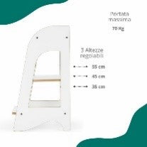 TORRE MONTESSORIANA MULTIUSO MDF