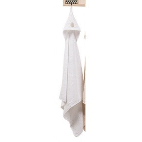 TELO BAGNO RICAMATO BIANCO - Babykid