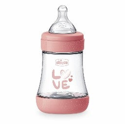 BIBERON PERFECT5 ROSA 150ML SIL 1FORO - Babykid