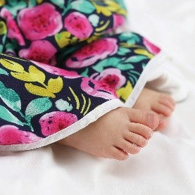 SET ASCIUGAMANO E GUANTO PEONY - Babykid