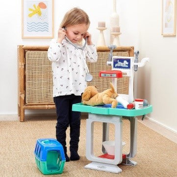 CENTRO VETERINARIO CON CAGNOLINO E ACCESSORI - Babykid
