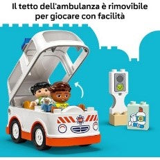 LEGO DUPLO TOWN - AMBULANZA E AUTISTA - 10447 - Babykid