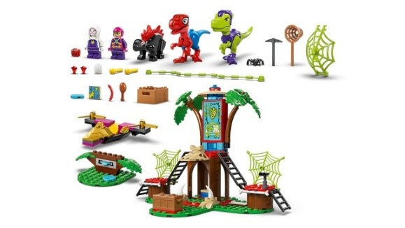LEGO SPIDEY - BATTAGLIA CON IL RAPTOR AL QUARTIER GENERALE SULLALBERO DI SPIDER - Babykid