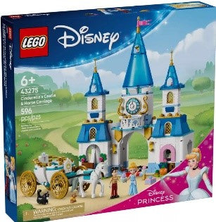 LEGO DISNEY PRINCESS - CASTELLO E CARROZZA DI CENERENTOLA - 43275 - Babykid