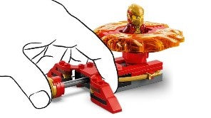 LEGO NINJAGO - SPINNER DEL DRAGO SPINJITZU DI KAI - 71823 - Babykid