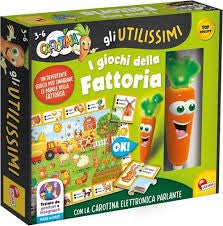 CAROTINA PENNA PARLANTE GLI UTILISSIMI I GIOCHI DELLA FATTORIA - Babykid