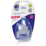 JB 2 TETTARELLE LIVELLO 0 FLUSSO SUPER LENTO IN SILICONE - Babykid