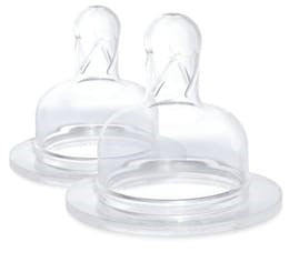 JB 2 TETTARELLE LIVELLO 0 FLUSSO SUPER LENTO IN SILICONE - Babykid