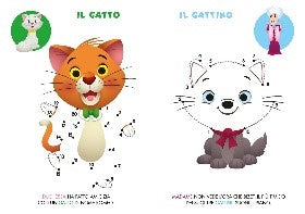 ANIMALI GRANDI E PICCOLI UNISCO I PUNTIN
