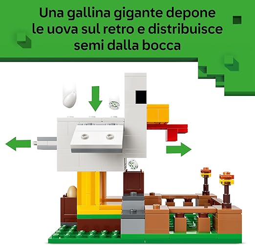 MINECRAFT - FATTORIA DI GALLINE - 21585