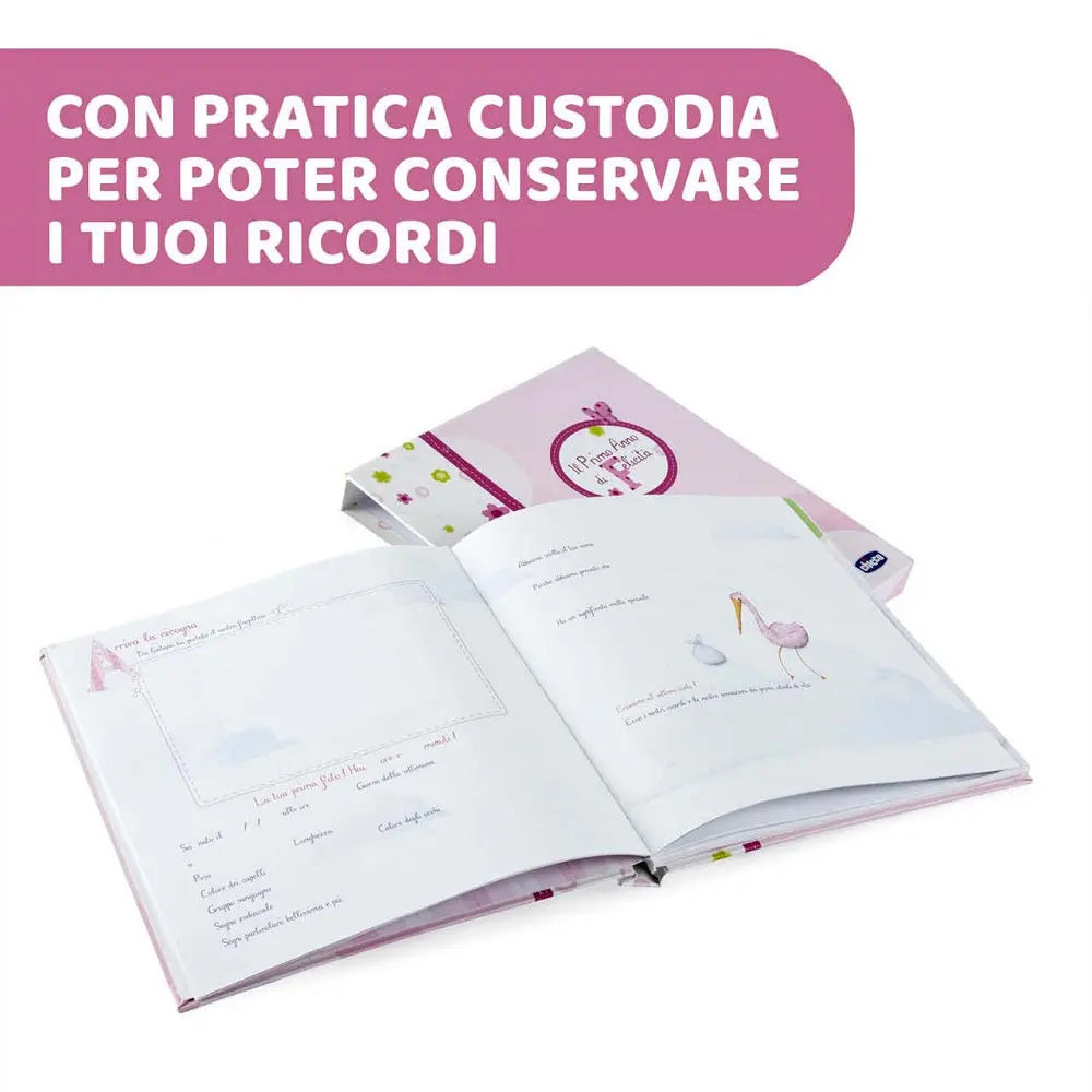 LIBRO RICORDI ROSA - Babykid