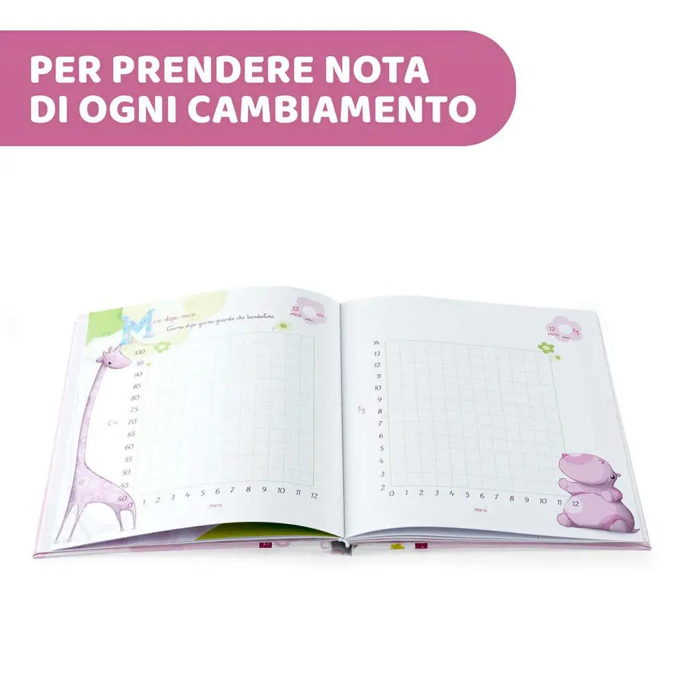 LIBRO RICORDI ROSA - Babykid