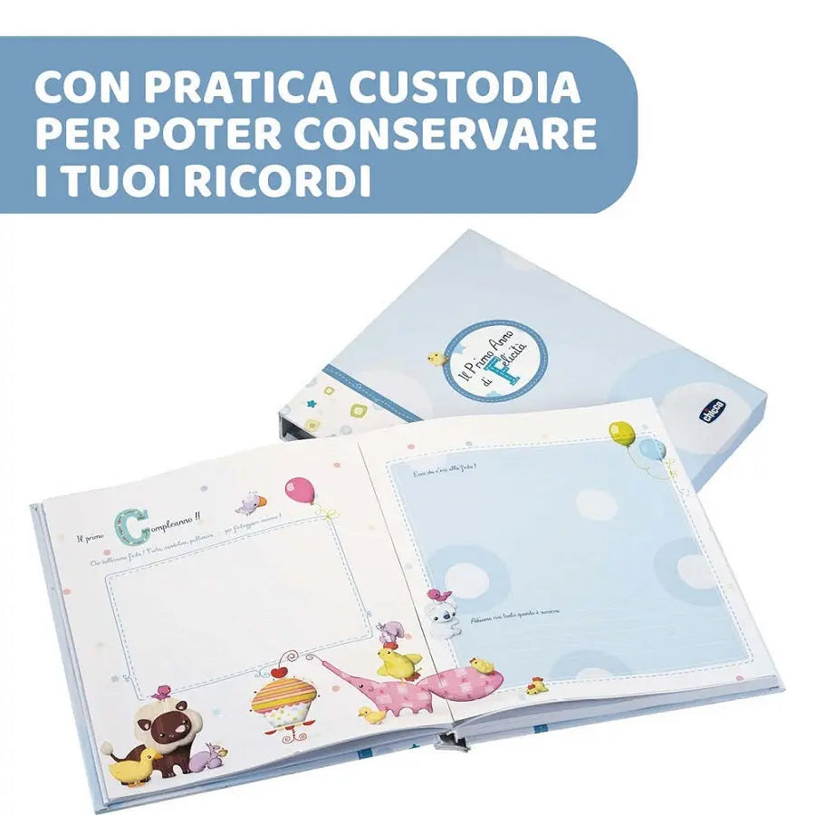 LIBRO RICORDI AZZURRO - Babykid