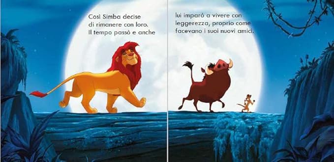 Il Re Leone: Libro per bambini con immagini a colori - babykid