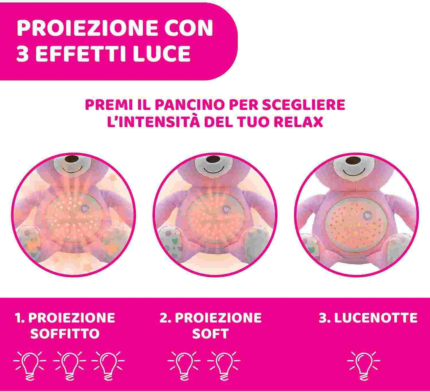 GIOCO FD BABY BEAR ROSA - Babykid
