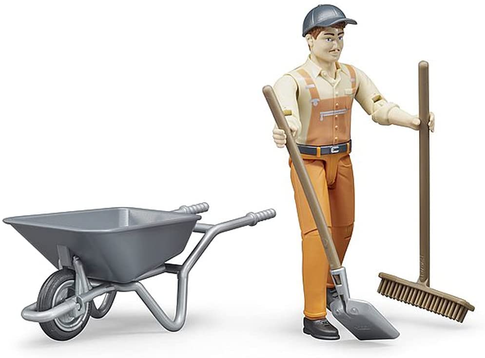 OPERATORE ECOLOGICO CON CARIOLA E ACCESSORI - 62130 - babykid