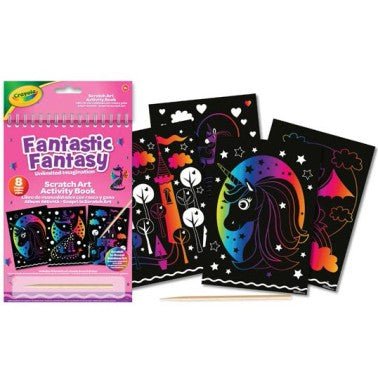 SCRATCH ART ACTIVITY BOOK FANTASTIC FANTASY - babykid