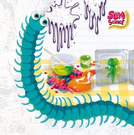 SLUMI SCIENCE POKET SQUISH CAMALEONTE - babykid