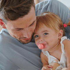 SUCCHIETTO LIGHT ROSA SIL 6 - 16M 2PZ - babykid