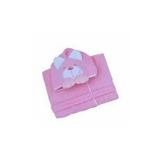 ACCAPPATOIO MANICHE RICAMATO SPUGNA 5/6 ANNI ROSA - babykid