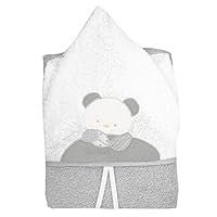 ACCAPPATOIO PONCHO SPUGNA COLORE GRIGIO - babykid