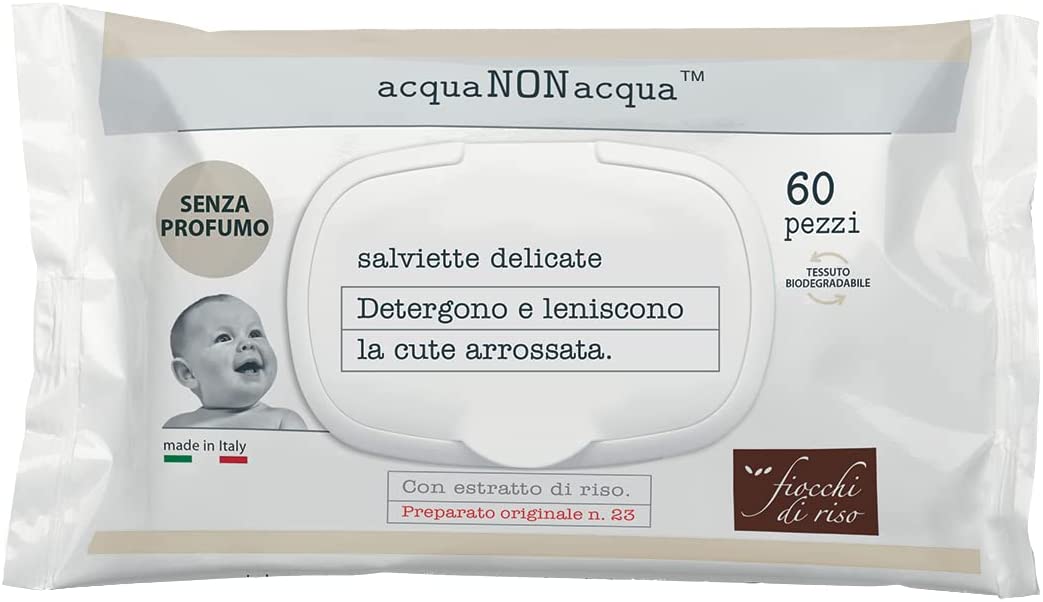 ACQUA NON ACQUA - 60 PZ SENZA PROFUMO - babykid