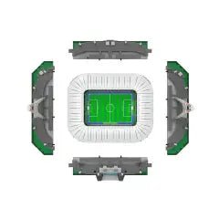 Modello ufficiale Allianz Stadium in mattoncini - babykid
