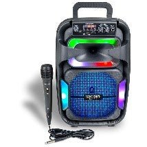 AMPLIFICATORE CON MICROFONO EFFETTI LUMIN TWS E ECO - babykid