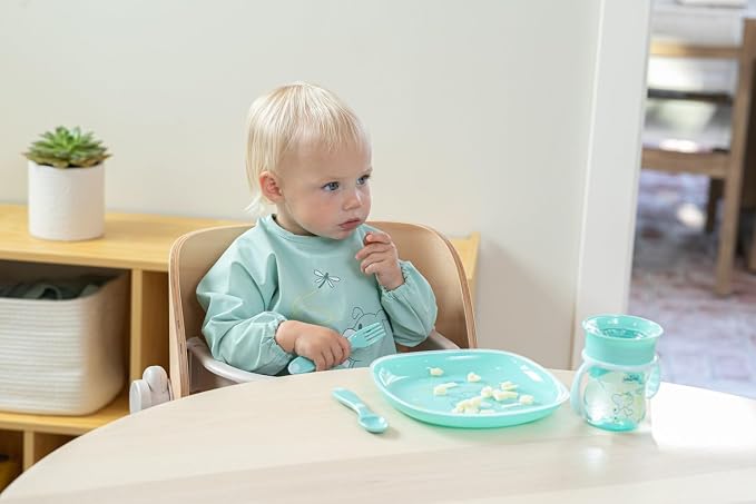 BAVAGLINA MANICHE 6M+ GRIGIO - babykid